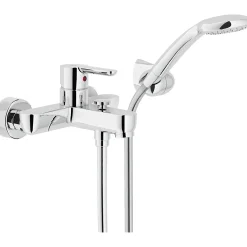 Abc 87110 miscelatore vasca esterna con duplex cromo