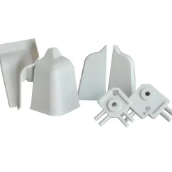 Accessori per alzatina rettangolare grigia 6 pz