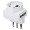 Adattatore multiplo Vimar SICURY 250 V~ sfalsato verticale S17
