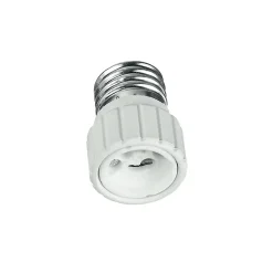 Adattatore per portalampada da E27 a GU10 bianco