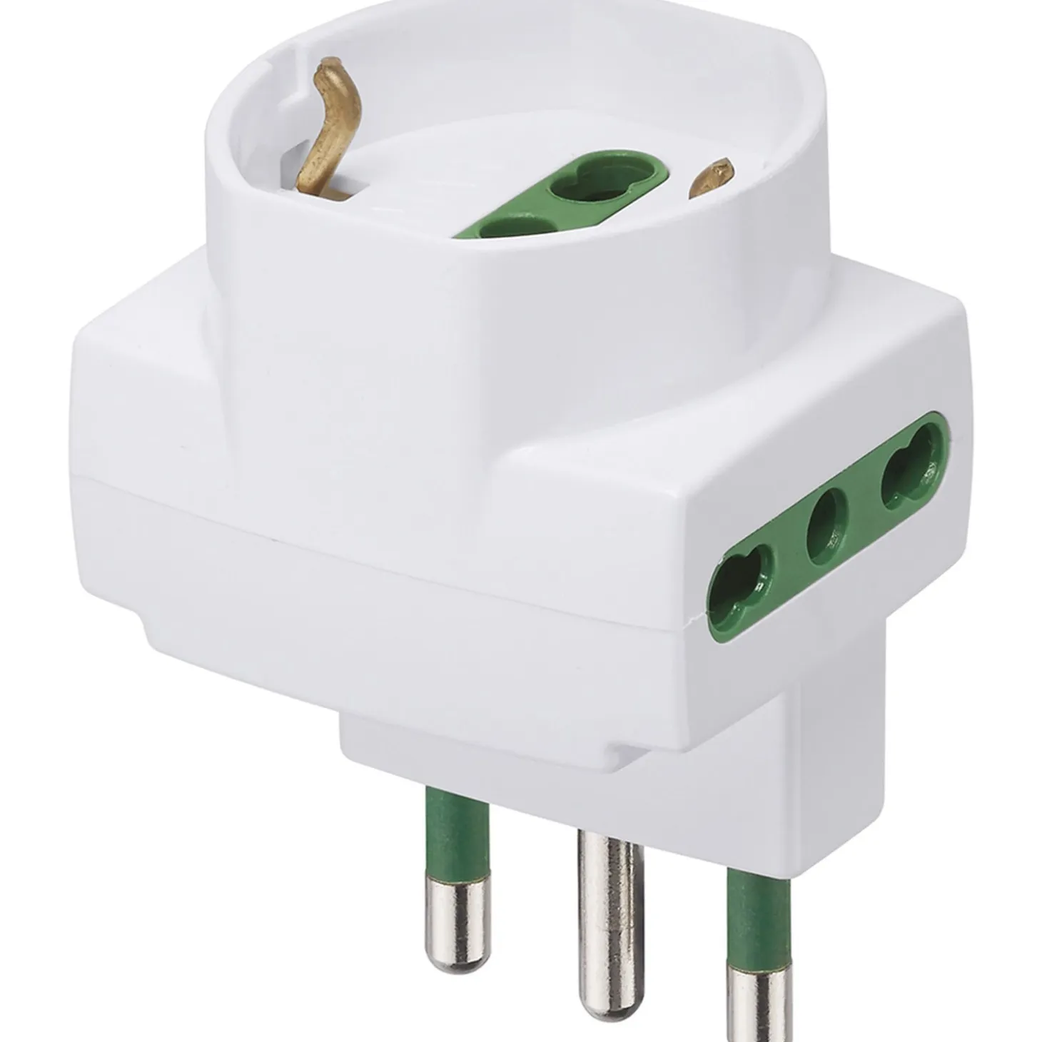 Adattatore sfalsato verticale Vimar S17+2P17/11+ bianco