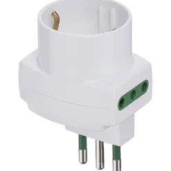Adattatore sfalsato verticale Vimar S11+2P11+P30 bianco