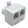 Adattatore telefonico RJ11 1 maschio / 2 femmine