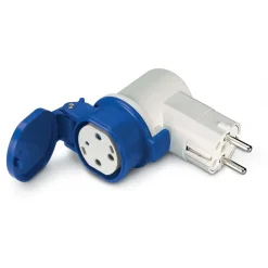 Adatt. tedesca-libera 16a 250 V 2p+t IP20