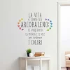 Adesivo da parete Arcobaleno 47x67 cm