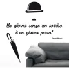 Adesivo da parete Chaplin 47x67 cm