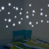 Adesivo decorativo in gomma Stelle fosforescenti 31x31 cm