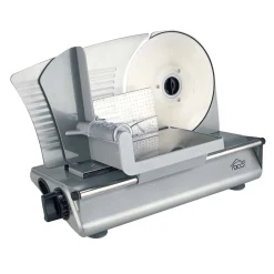 Affettatrice inox con lama 22 cm ampiezza 0-15 mm 150W