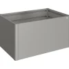 Aiuola rialzata Biohort 1,5x1 m Grigio quarzo metallizzato