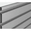 Aiuola rialzata in metallo Biohort grigio quarzo metallizzato 77x102x53 cm