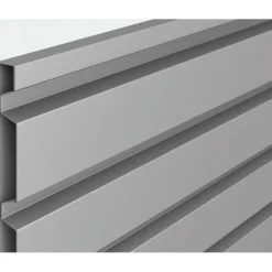 Aiuola rialzata in metallo Biohort grigio quarzo metallizzato 77x102x53 cm