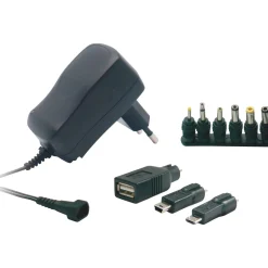 Alimentatore da rete universale 3-12V 600mA