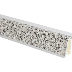 Alzatina per cucina in alluminio rivestita granito 1 m