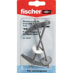 Ancora in acciaio con barra Fischer KD Ø 4 mm 2 pz