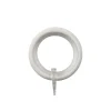 Anello in ferro per bastone tenda bianco 27 mm 8 pz