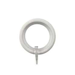 Anello in ferro per bastone tenda bianco 27 mm 8 pz