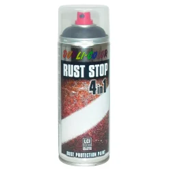 Antiruggine spray Dupli-Color Rust Stop satinato RAL 9005 nero 400 ml