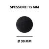 Antivibranti adesivi neri in silicone Ø 3 cm 4 pz
