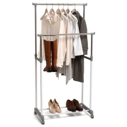 Appendiabiti doppio Stander Domopak Living 75x42x90-160 cm