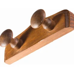 Appendiabiti Mathilde doppio in legno noce