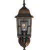 Applique da esterno up in alluminio Volturno E27 IP44 H 41 cm