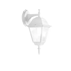 Applique da parete Roma down 1XE27 IP44 bianco