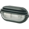 Applique da parete Sovil Palpebra da esterno E27 max.60 W nero