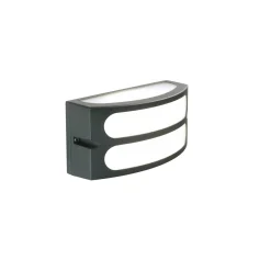 Applique da parete Sovil Squba E27 max.60 W grafite