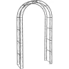 Arco per rosai brunito H 230 cm nero e oro