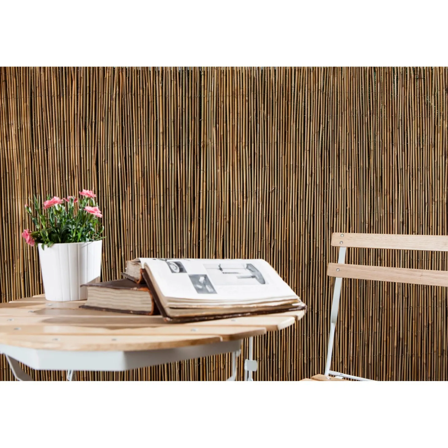 Arella naturale Time in bambu H 1,5 x L 3 m