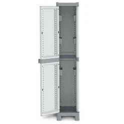 Armadio da esterno alto ad 1 anta con 6 vaschette 35x44x188 cm