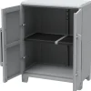 Armadio da esterno basso Transforming 2 in plastica 1 ripiano 78x43,6x101,6 cm