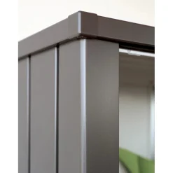 Armadio da esterno Biohort Julia taglia L High argento metallizzato