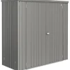Armadio da esterno Biohort 191x83x183 cm grigio quarzo