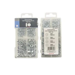 Assortimento dadi esagonali DIN934 M3 M4 M5 M6 x200 pz