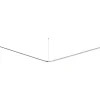 Asta tenda doccia Idrostile con kit montaggio 50x150x1300 mm acciaio lucido