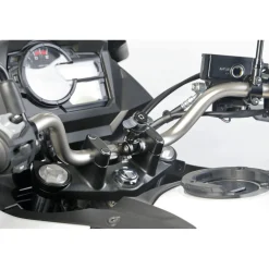 Attacco per manubrio Titan Strap multifunzione regolabile nero/grigio