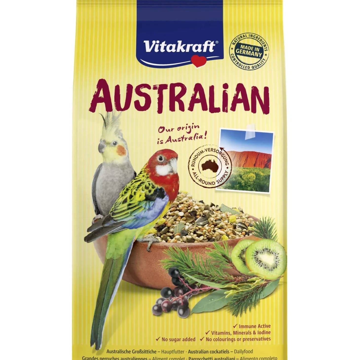 Australian parrocchetti Vitakraft 750 g