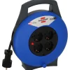 Avvolgicavo 4 prese Vario Line brennenstuhl® H05VV-F 3G1,5 nero/blu 10 m