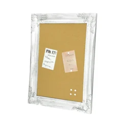 Bacheca in sughero con cornice in pvc 41x55,5 cm