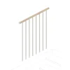 Balaustra a colonnine verticali chiara 100 cm