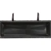 Balconiera in wicker marrone scuro da 22X28X60 cm
