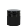 Barattolo in ceramica Olivia con coperchio nera