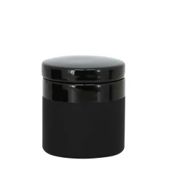 Barattolo in ceramica Olivia con coperchio nera