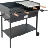 Barbecue a carbone e legna Cruccolini Party BA23 nero