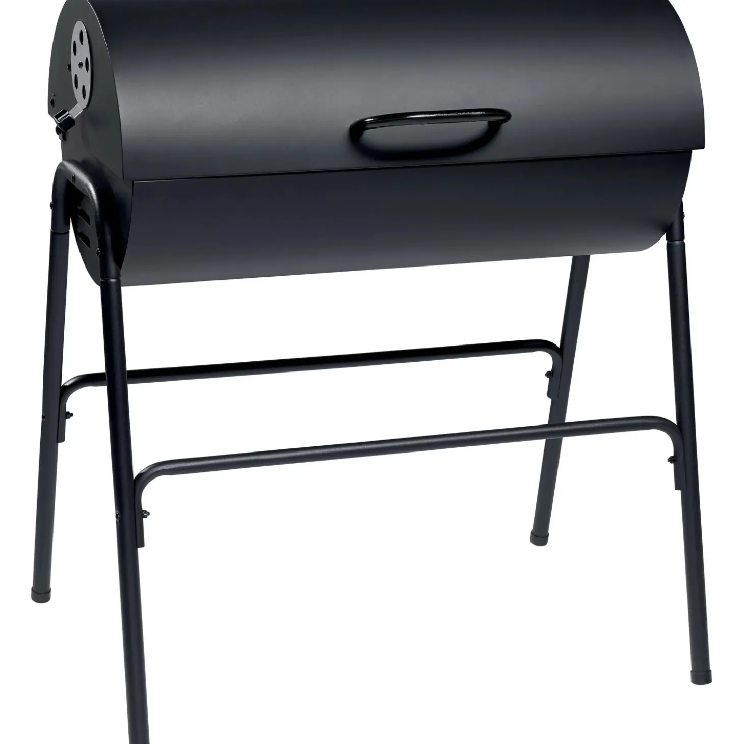 Barbecue a carbonella CMI nero con coperchio