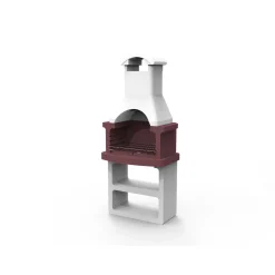 Barbecue a carbonella Rimini New H 200 x L 80 x P 53 cm