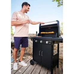 Barbecue a gas Campingaz Compact 3EXS 3 bruciatori nero