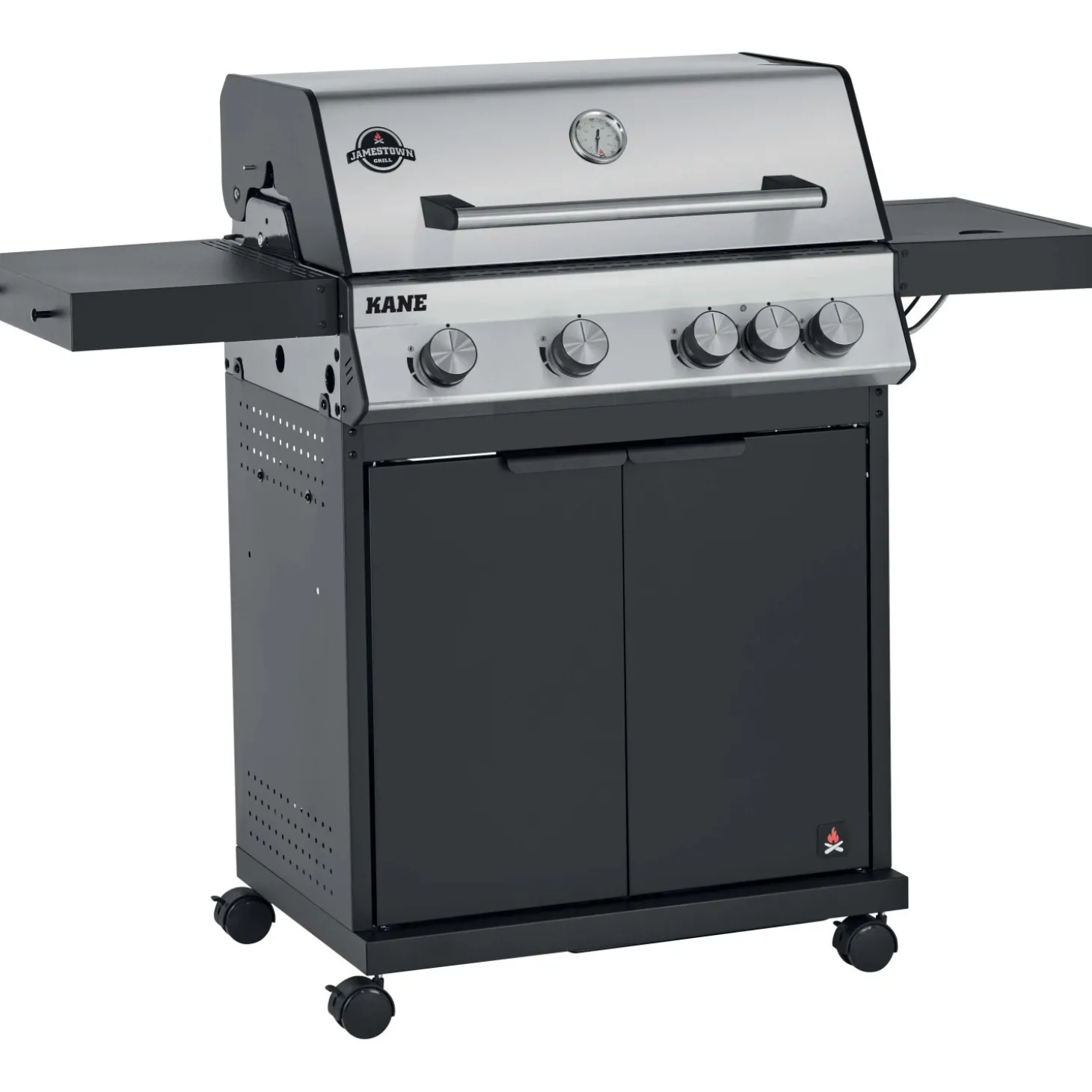 Barbecue a gas Jamestown 4 bruciatori laterali 75x58x52 CM