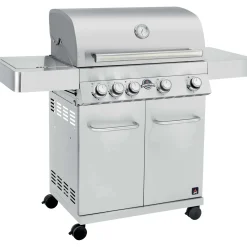 Barbecue a gas Jamestown Daven 4 bruciatori argento